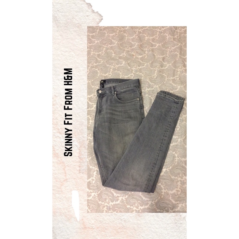 H&M Gray Jeans!!